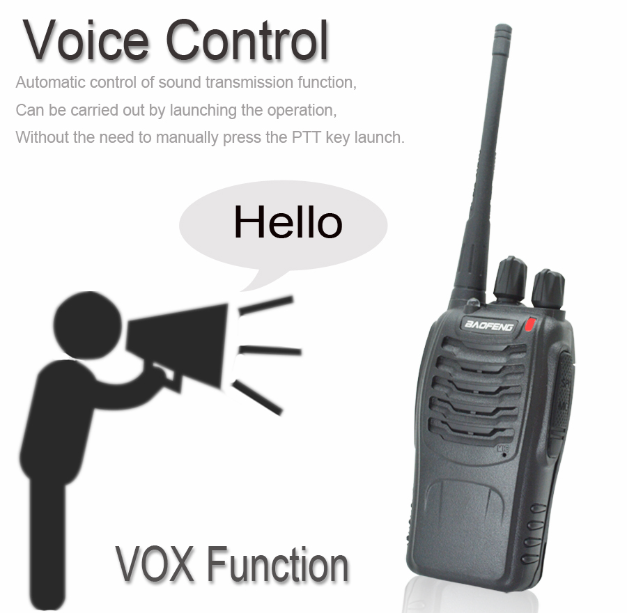 1 pz baofeng Walkie talkie BF-888S radio bidirezionale set BF 888s UHF 400-470MHz 16CH ricetrasmettitore Radio walkie-talkie BF888s