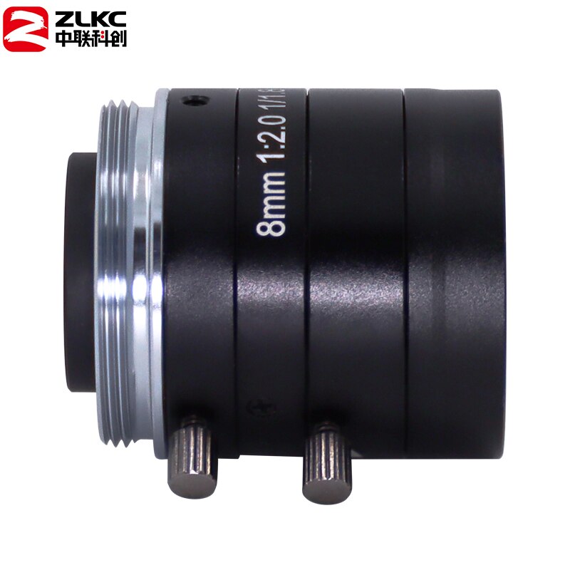 5MP Fa Lens C-Mount 8Mm Diafragma F2.0 1/1.8 &quot;Beeldformaat Machine Vision Lens Surveillance Camera Manual Iris Cctv Lens Megapixel