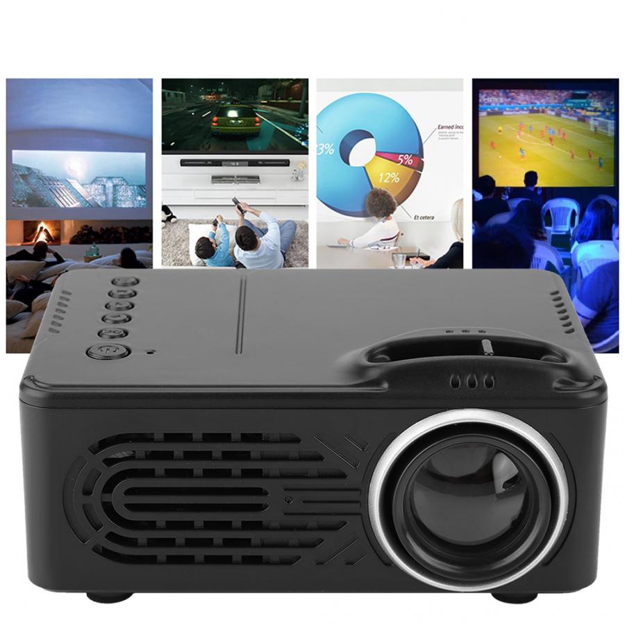 meeting projector 814 Multi-Functional Mini Digital HD Projector Black 1080P 100-240V mini projector Projector Mini Projector