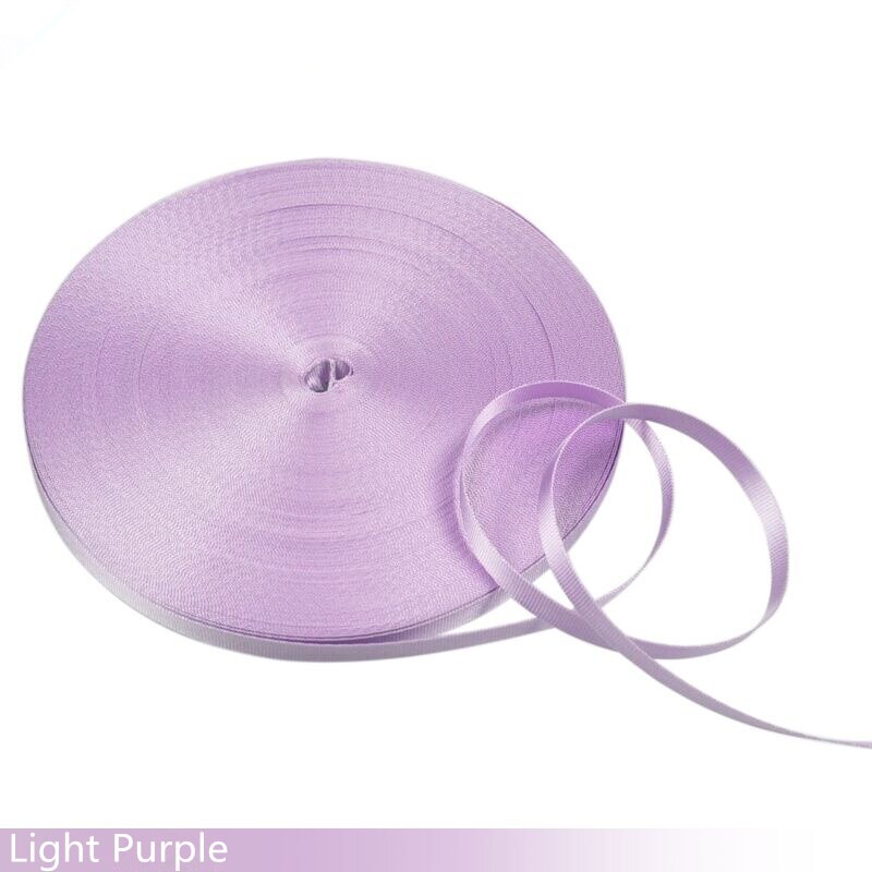 50Yards 3/8''(10mm) Colorful Strap Nylon Webbing plain weave Knapsack Strapping Sewing Bag Belt Accessories: Light purple
