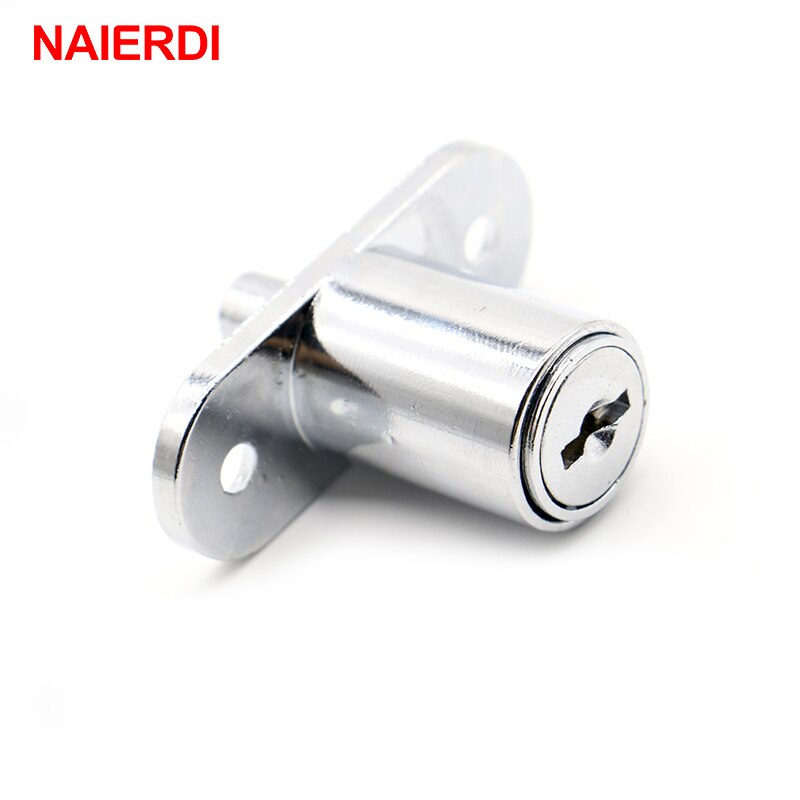 Naierdi Lade Push Lock Schuifdeur Showcase Kast Kabinet Sloten Window Security Chain Meubelbeslag Met 2 Sleutels