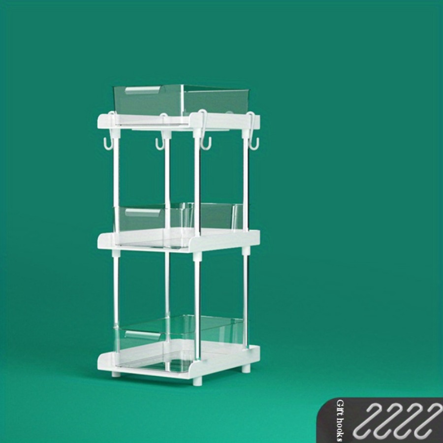 2/3tiers Pull-out Storage Shelves Desktop Storage ... – Grandado