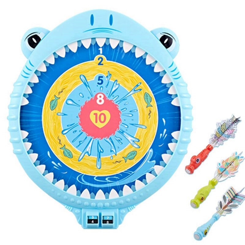 Diana para dardos magnética para niños, juego de Diana con único de dibujos animados para actividades al aire libre: blue