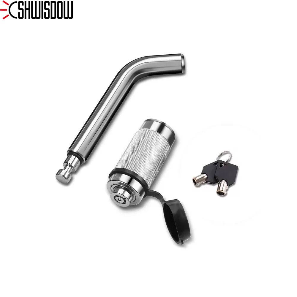 Waterproof Hitch Pin Lock Tow Bar Tongue Anti Theft For CARAVAN TRAILER 4WD TOWBAR 5/8"