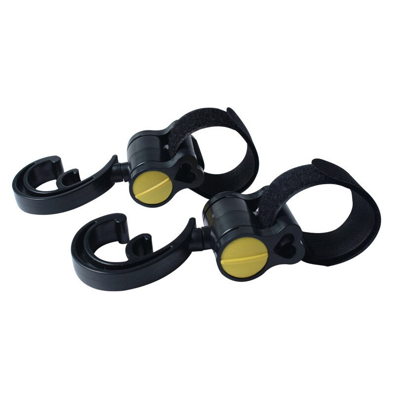 2 Stks/set Baby Hanger Baby Zak Wandelwagen Haken Pram Draaien 360 Graden Baby-autozitje Accessoires Kinderwagen Organizer: YE