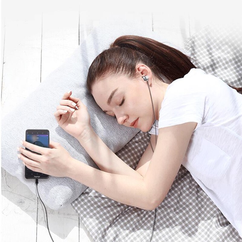 w-ucho typ c metalowy zestaw słuchawkowy z mikrofonem przewodowe słuchawki rodzaj-c muzyka sportowe słuchawki douszne robić Samsung Xiaomi Mi 8 Huawei P20 P30 LeEco