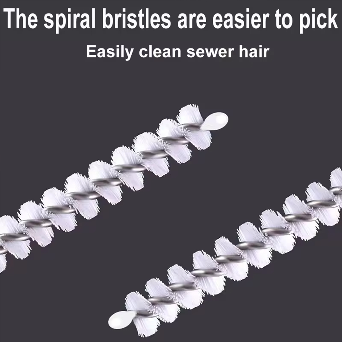 1/2/4pcs Set Of Drainage Cleaning Tools Drain Unclogger Brushes Effectively Capture Hair Clean Kitchen And Bathroom Pipes Kitch