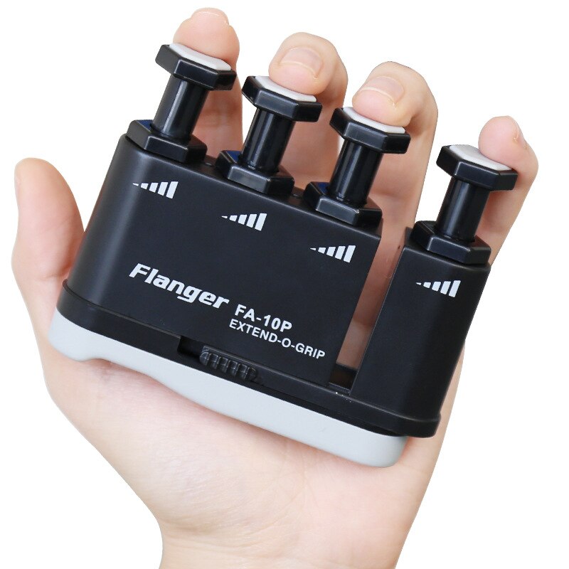 Finger Trainer Exerciser Hand Grip Finger Piano Guitar Finger Sensitivity Strength Practice Trainer finger strengthener gripper: black