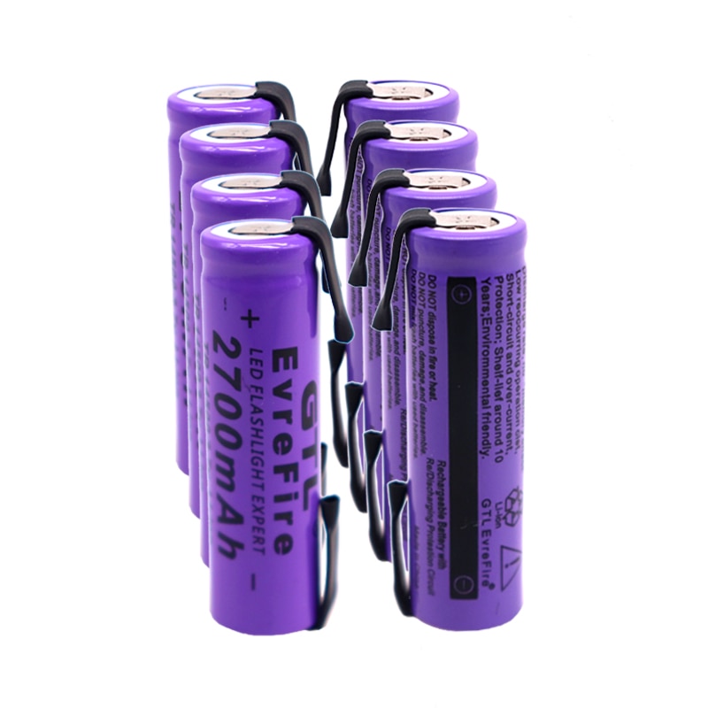 Nowy 14500 bateria litowa 3.7V 2700mAh akumulatory spawanie nikiel bateria robić latarka doprowadziło zabawka