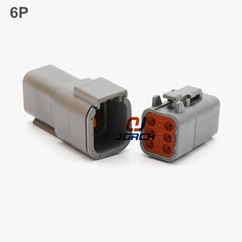 1 set Deutsch DTM06/DTM04 2/3/4/6/8P Motor Versnellingsbak waterdichte elektrische connector voor auto bus motor truck: 6Pin