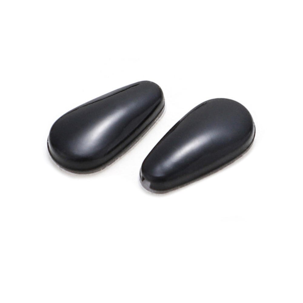 5 Pair Adhesive Eye Glasses Nose Pads D Shape Stick On Anti-slip Soft Silicone Adhesive Nose Pads For Eyeglasses Sunglasses: Black2-5Pair