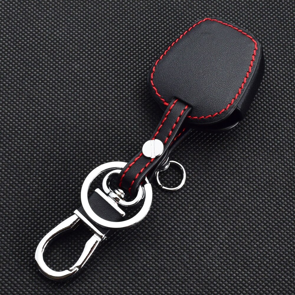 Leather Car Key Case 3 Buttons Remote Control Fobs Protector Cover For Lexus RX300 1999-2003 / GX470 2003 / LX470 2003-2007