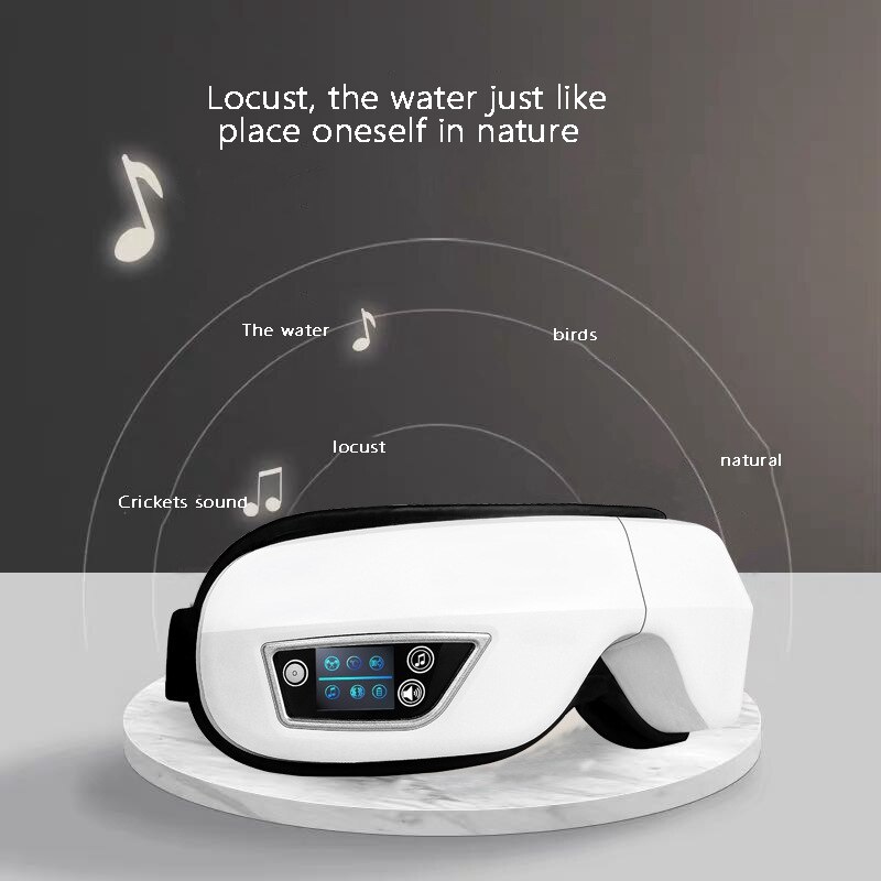 Eye Massager Foldable Eye Protector Bluetooth Electric Eyes Mask Massage Vibration Heating Air Pressure Eyes Care Tool