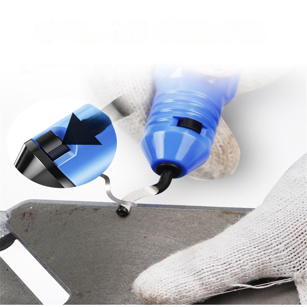 Burr Trimming Cutter NB1100 Handheld Portable Deburring Tool Edge Removing Tools+10pcs BS1010 Replacement Blade