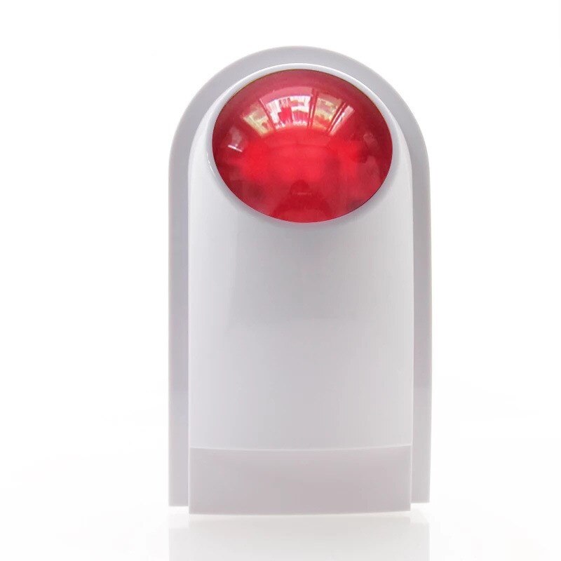 Flash Sirene Alarm Externe Draadloze Smart Outdoor Waterdicht Geluid Licht Site 120Db Strobe Shop Home Infrarood Beveiliging Systeem