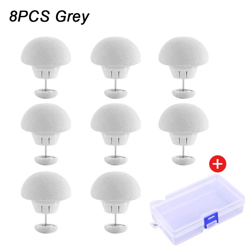 8/4 sztuk prześcieradło chwytaki antypoślizgowe wyposażone kołdra uchwyt arkusza kształt grzyba prześcieradło materac uchwyt do arkuszy domu: 8pcs Gray with box