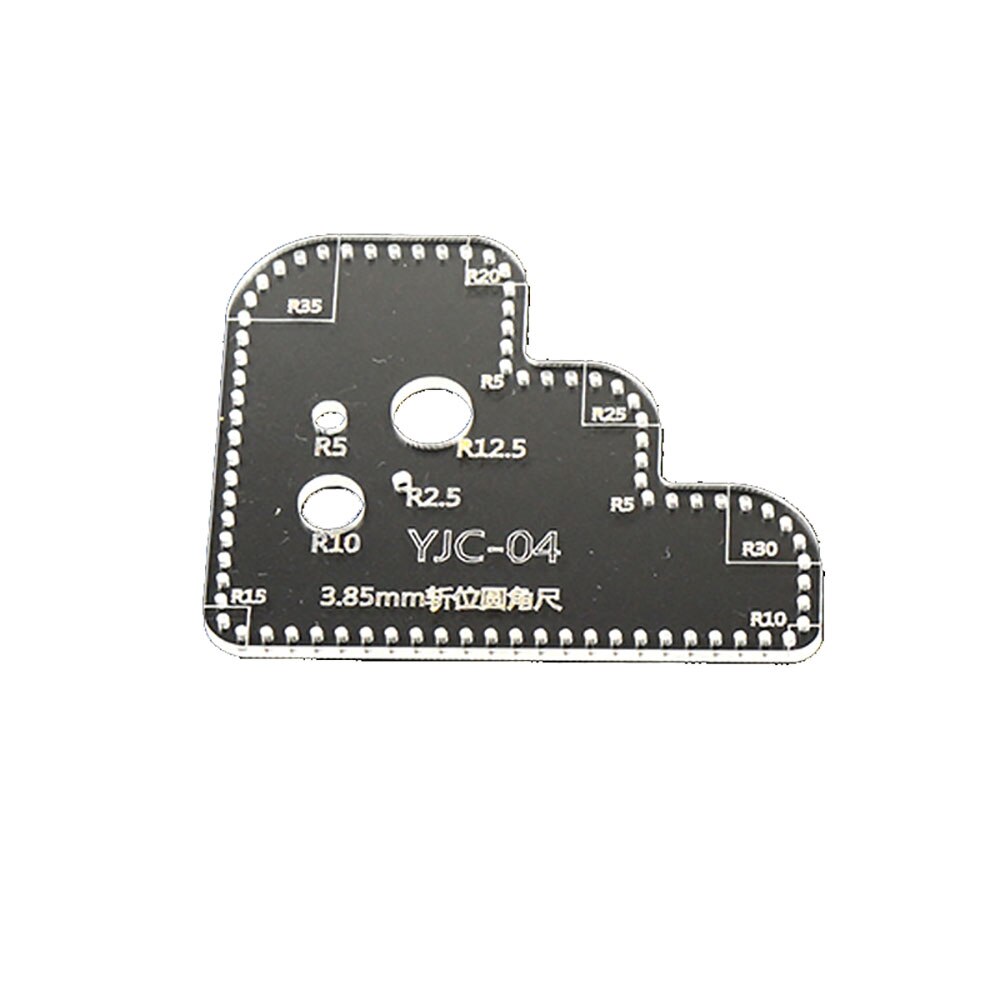 Lychee Life DIY key Sewing Pattern Acrylic Key Bag Stencil Template DIY Handmade Leather Crafts Supplies