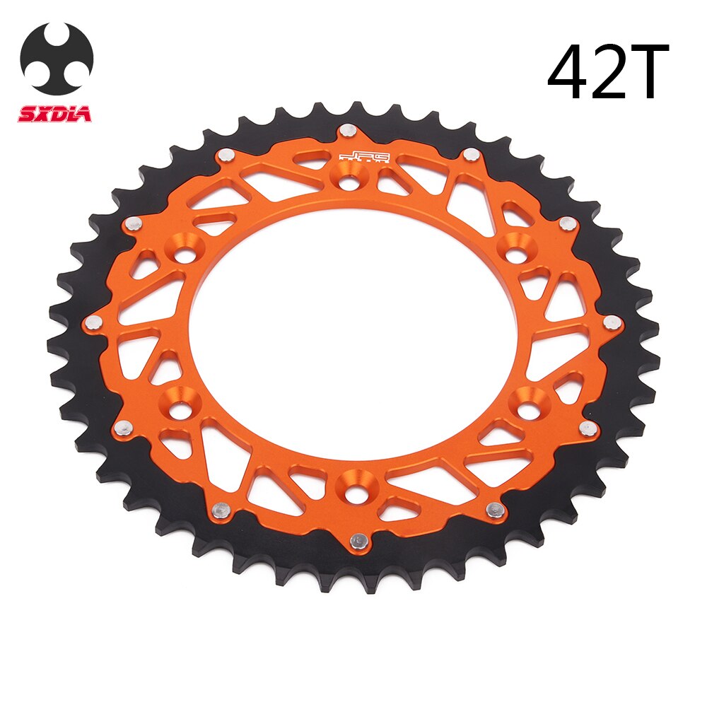42T 45T 48T 50T 52T Rear Chain Sprocket Bolt For KTM EXC EXC-F SX XC-W XCFW MXC SXS SX-F XC XCF SMR SMC 125 150 250 450 LC4 Duke: 42T