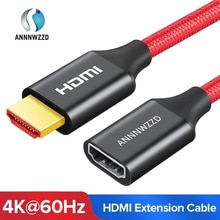 Hdmi-Compatibel Extender Kabel 4K 60Hz V2.0 Man-vrouw Kabel Voor Hdtv Nintend Schakelaar PS4/PS3 Hdmi-Compatibel Extension