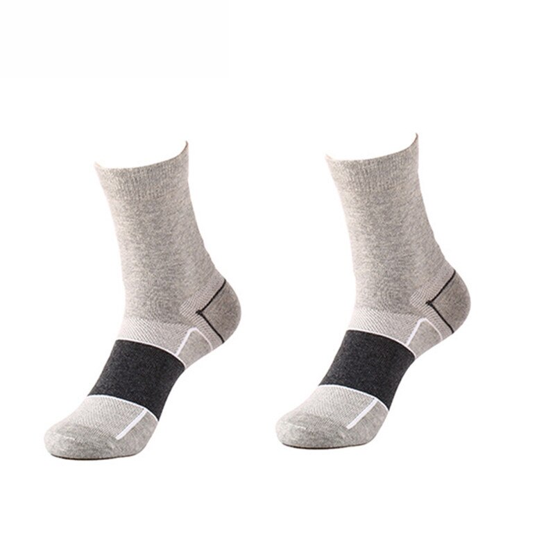 Cykelstrumpor för män dam landsvägscykel cykelstrumpor sport mtb calcetines ciclismo hombre cykel sokken: Grå