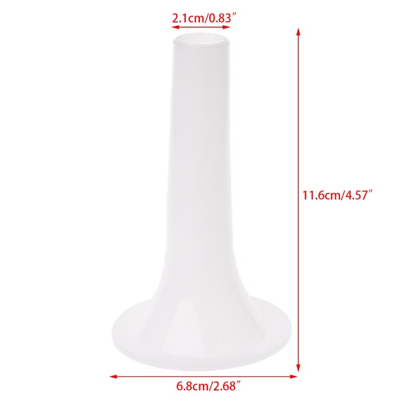 En plastique #32 taille hachoir à viande saucisse bourrage Tube corne entonnoir pour remplir la viande directe: 43
