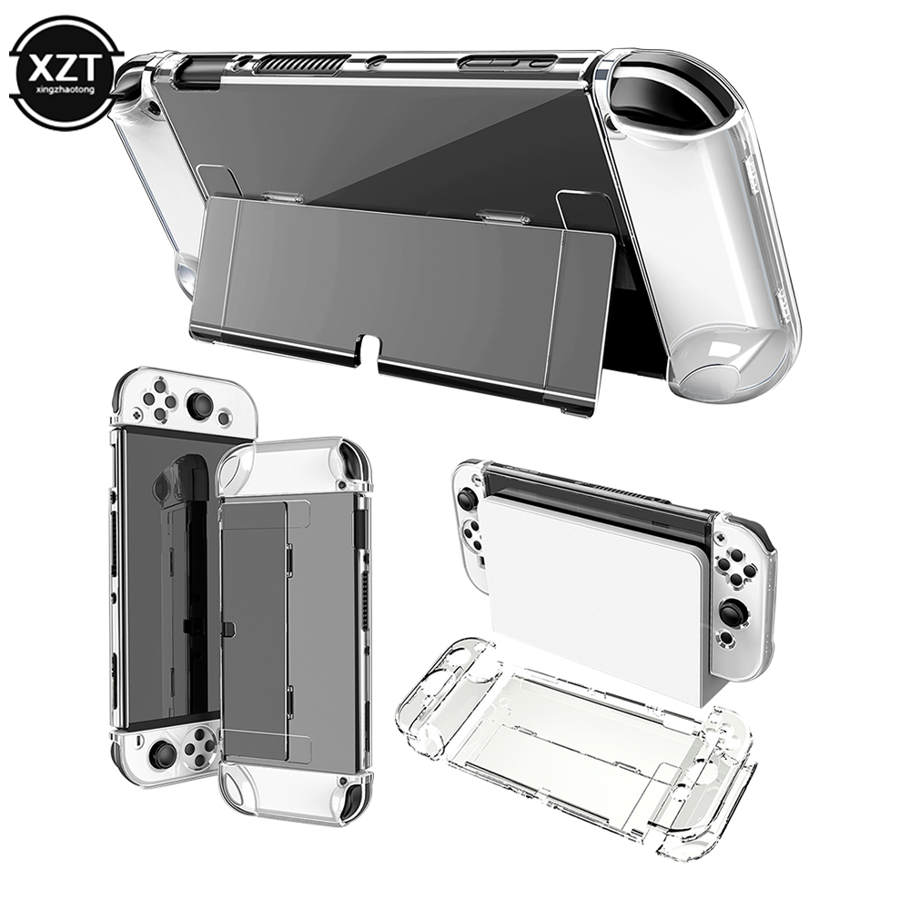 Universele Pc Transparante Protector Case Voor Nintendo Nintend Schakelaar Oled Gevallen Hard Clear Cover Shell Coque Ultra Dunne Tas