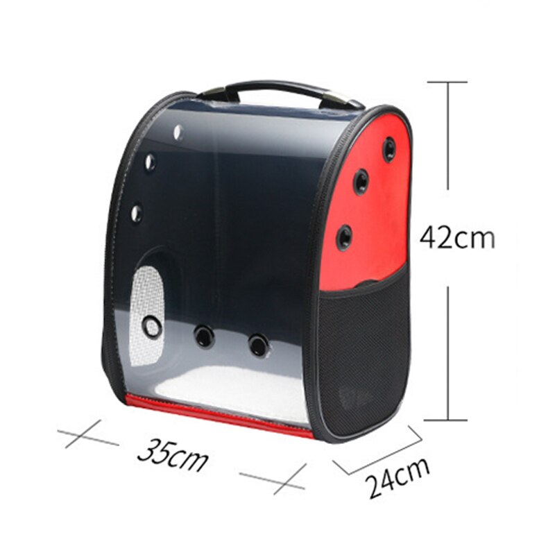 Mochila porta gato para mascotas, bolsa de espacio transpirable con cápsula para gatos, mochila para mascotas, mochila portátil para cachorros, bolsa de senderismo al aire libre para gatos, 7 colores