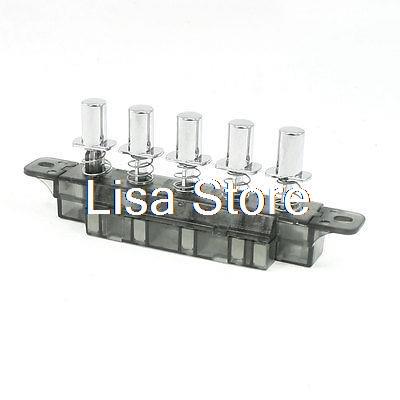 MQ165 Tastaturschalter 5-Tasten Für Dunstabzugshauben – 250V AC, 4A, Mit 3 Verriegelungen & 1 Reset