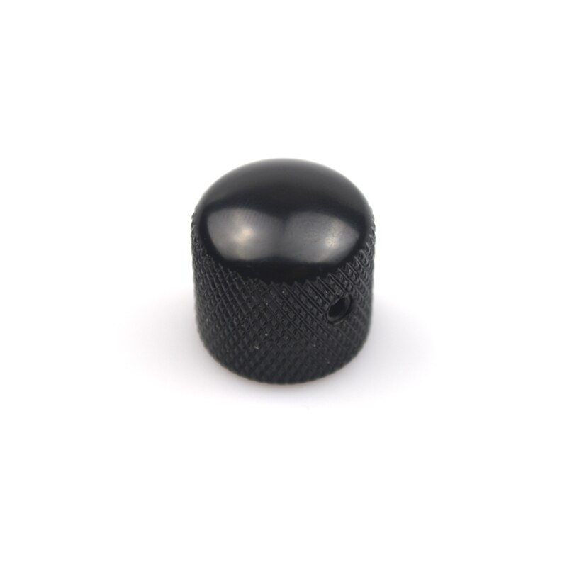 Manopola del volume del tono della chitarra professionale in metallo Potenziometro Cappello Cappello Parti di chitarra di grandi dimensioni Manopola di spinta con foro Accessori Guitarra: green
