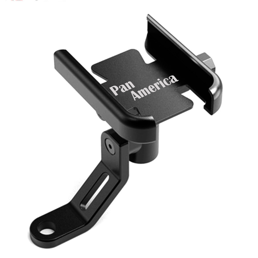 For Harley Davidson Sportster Iron 883 Pan America 1250 Fat Boy Breakout Universal Motorcycle Mobile Phone Bracket Holder Stand: Ivory