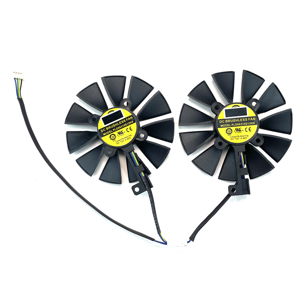 87MM GTX1060 GTX1070 RX480 Cooler Fan For ASUS GTX 1060 1070 RX 480 Graphics Card T129215SU PLD09210S12HH 28mm Cooling Fans