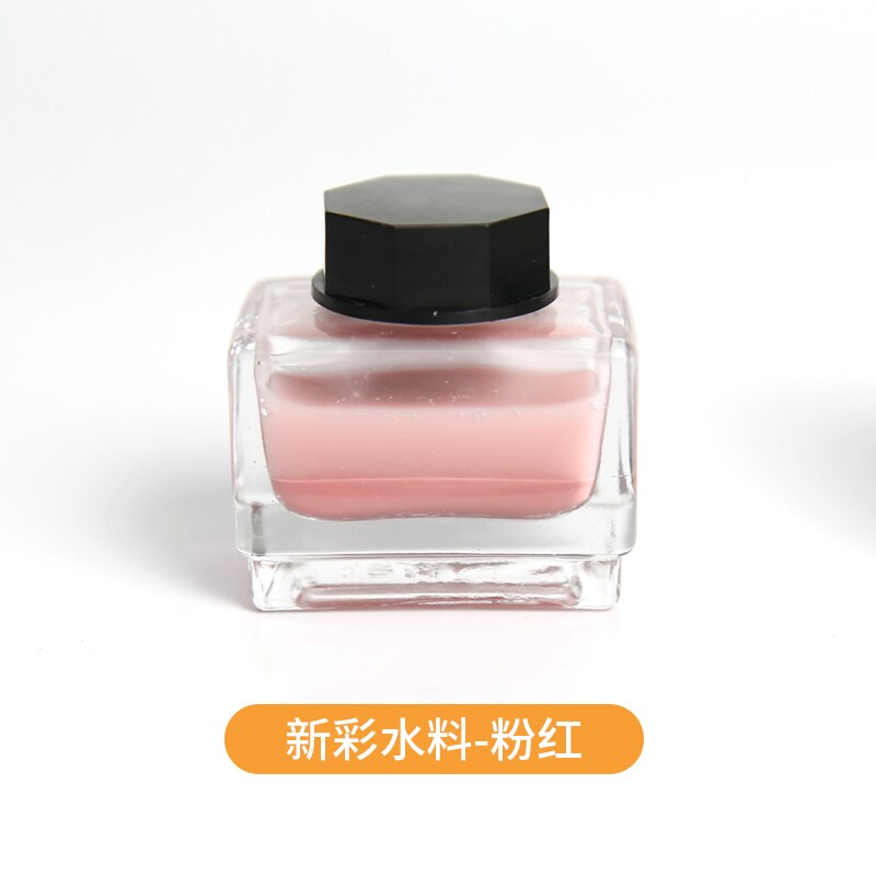 Ceramic Art Pigment Overglaze Color Water-soluble Color Pigment Low Temperature Overglaze Ceramic Painting Material: Pink  15ml