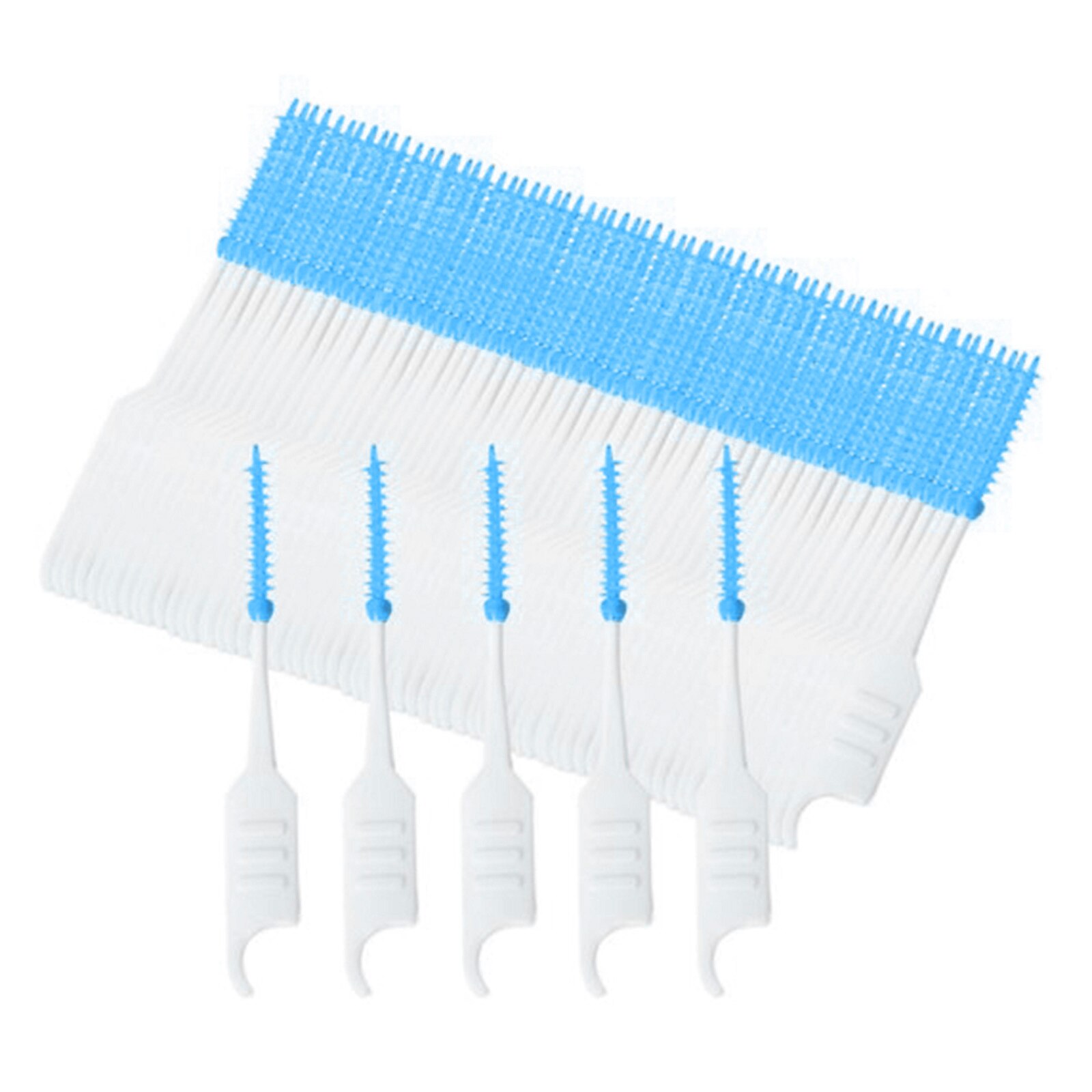 Palillo de dientes de silicona suave, 200 piezas, cepillo Interdental, herramientas de higiene