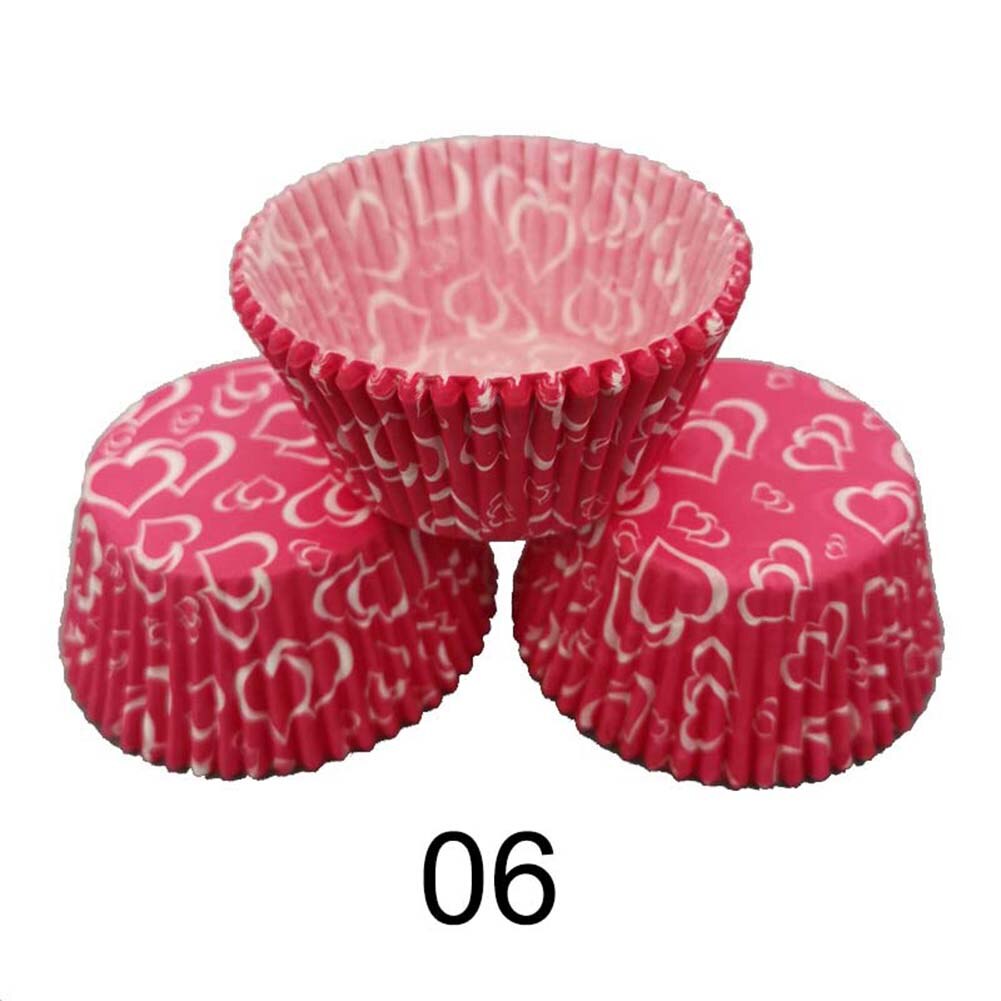 100 Pcs Cake Papier Cup Geval Cupcake Liner Bakken Muffin Doos Lade Decorating Gereedschap 2019ing: 6