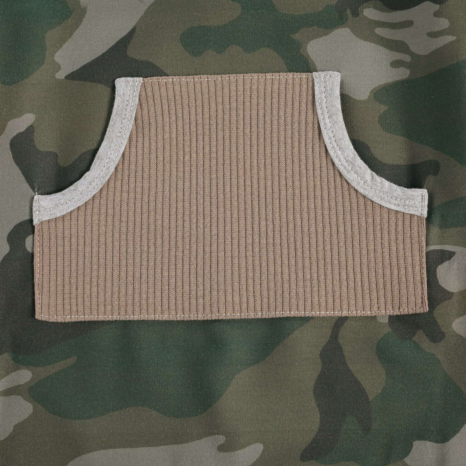 Dzieci niemowlę dziewczynki chłopcy kombinezon Camo maluch jednoczęściowy ubiór wzór kamuflażu kieszeń na guzik romper dla dziecka