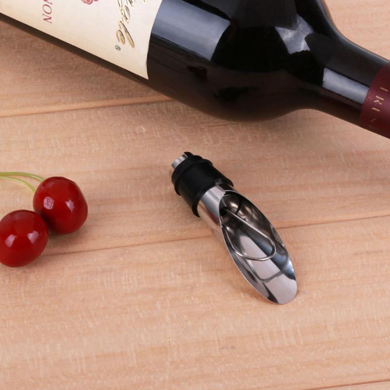 2 in 1 rustfrit stål rødvin prop vin flaske propper tragt hælder vin flaske hælde værktøj hælde vin åbner bar gadget