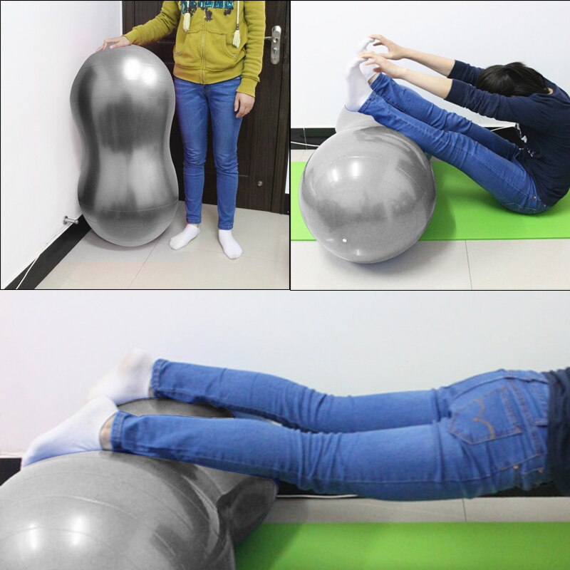 Large Size Peanut Yoga Ball Body Building Balance Ball Anti-Burst Pilates Ball Home Exercise Equipment Fitness ball
