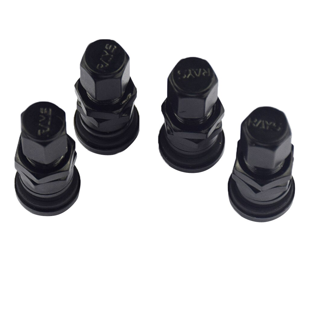 Pack De 4 Tapones Antipolvo Para Válvulas De Neumático Vauxhall – Color Negro Con Placa Negra, Metal Resistente