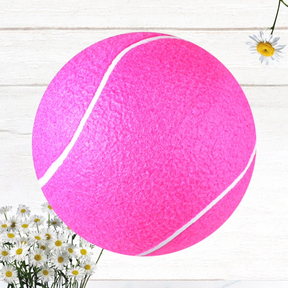 1 Pc balle de Tennis rose Durable éducatif jouer jouets Parents-enfants Interaction accessoires pour la maison