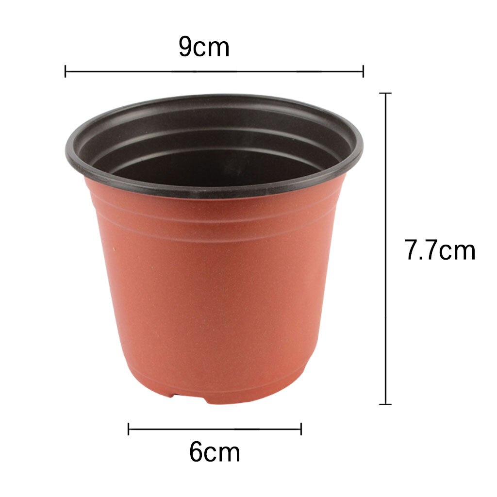50pc Seed Flower Pot Starting Pot Flower Plant Pot Container For Succulents Seedlings Garden Accessories Garden Decoration: A