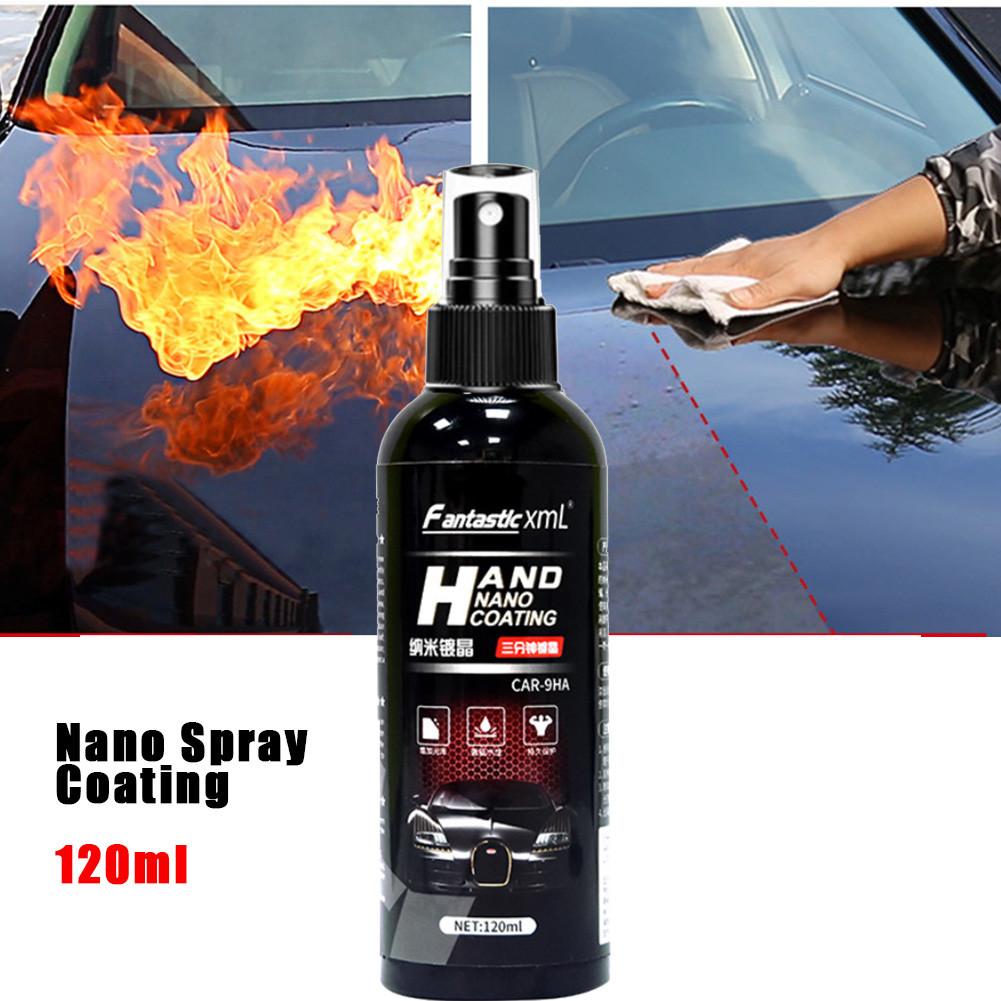 120ml keramiske automotive coating super hydrofob flydende nano coating spray coating polysiloxan oxidation til bil lak pleje