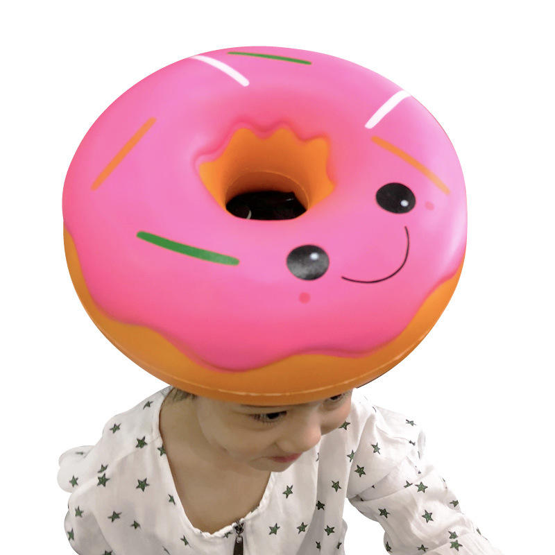 Grote Squishy Donut Jumbo Squishy Langzaam Stijgende Grote Squishes Zachte Pu Squish Simulatie Voedsel Relief Antistress Kinderen Speelgoed