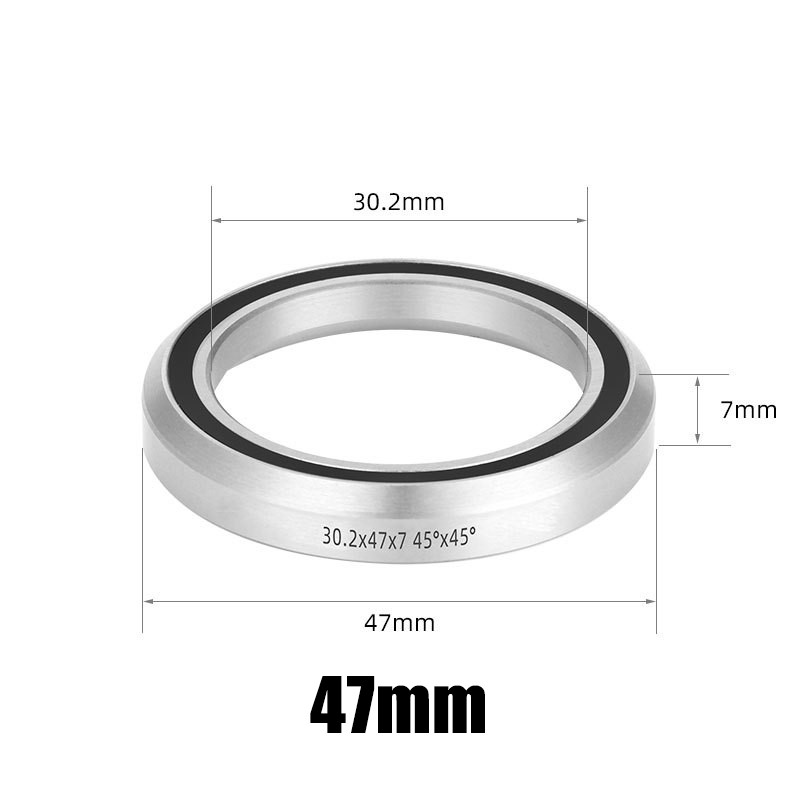 Bike Headset Bearings Sealed Head Tube Bearing Replacement Kit For Scooter Bicycle Semi-Integrated Integrated Angular Contact: Red