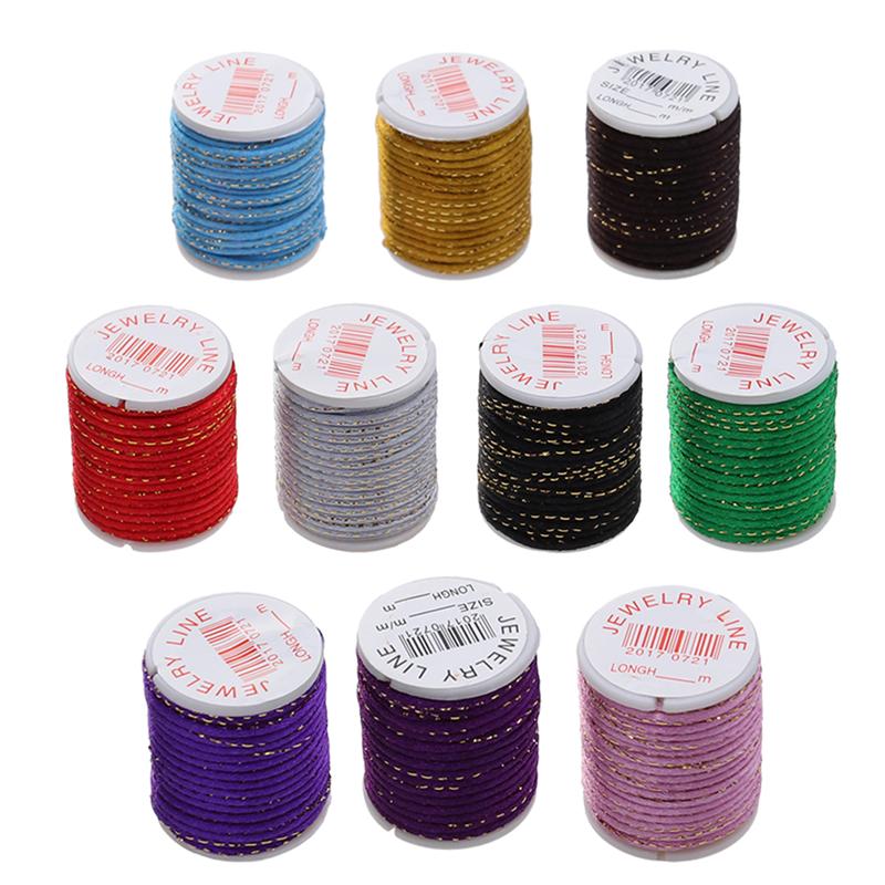 10Pcs Kleurrijke Satijn Nylon Chinese Knoop Koord Naaigaren Sieraden Maken Crafting Kralen Cord Knopen Naaien Koord Draad