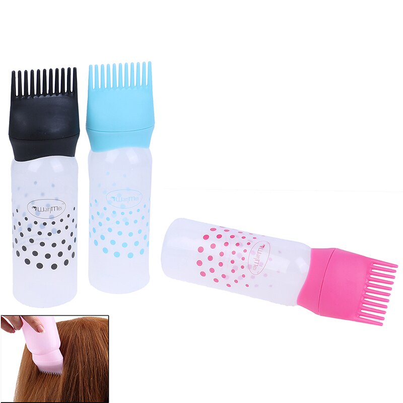 Bouteille de teinture pour cheveux en plastique avec brosse graduée applicateur de shampooing Kit de distribution Salon de coloration des cheveux teinture outils de coiffure