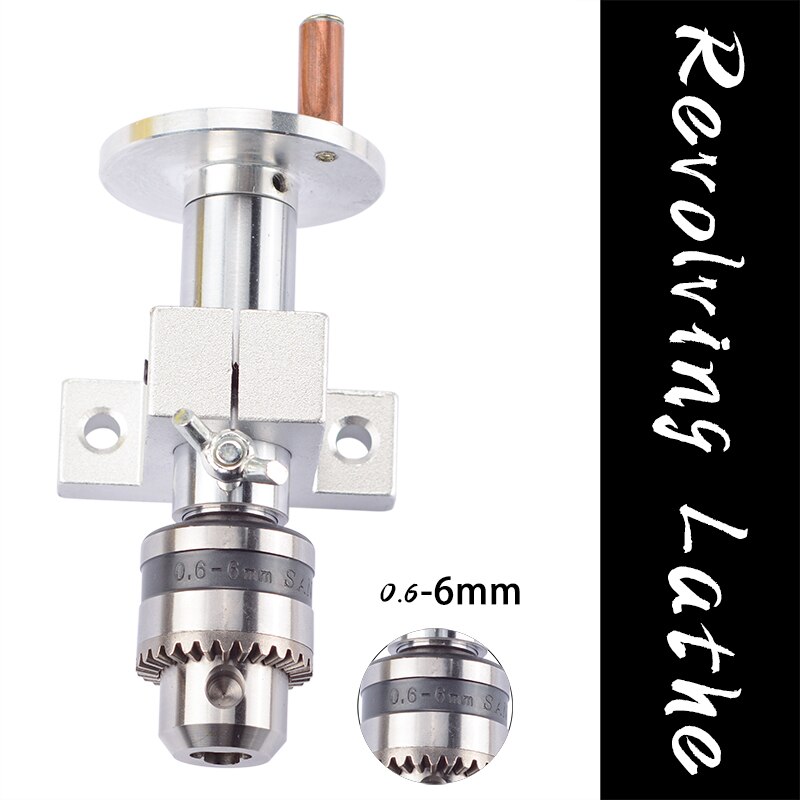 1Pc Live Draaibank Centrum Hoofd Met Chuck Diy Accessoires Voor Mini Draaibank Machine Revolving Draaibank Centre Houtbewerking Tool