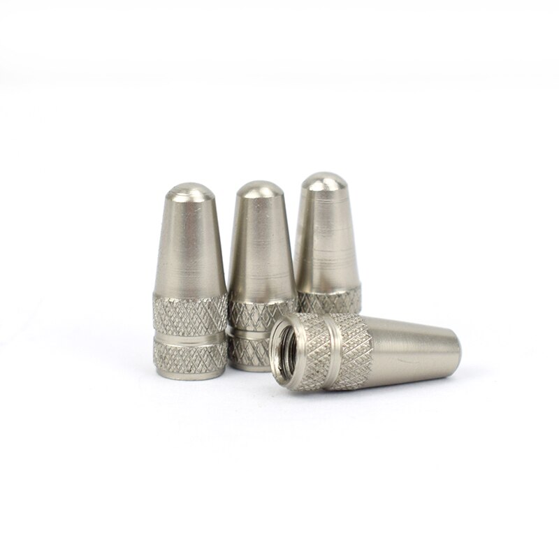 Bouchon de Valve FV pour pneu de vélo en alliage d'aluminium, protecteur couvert de vélo de route et vtt, anti-poussière, Valve Presta, 4/8 pièces: YELLOW