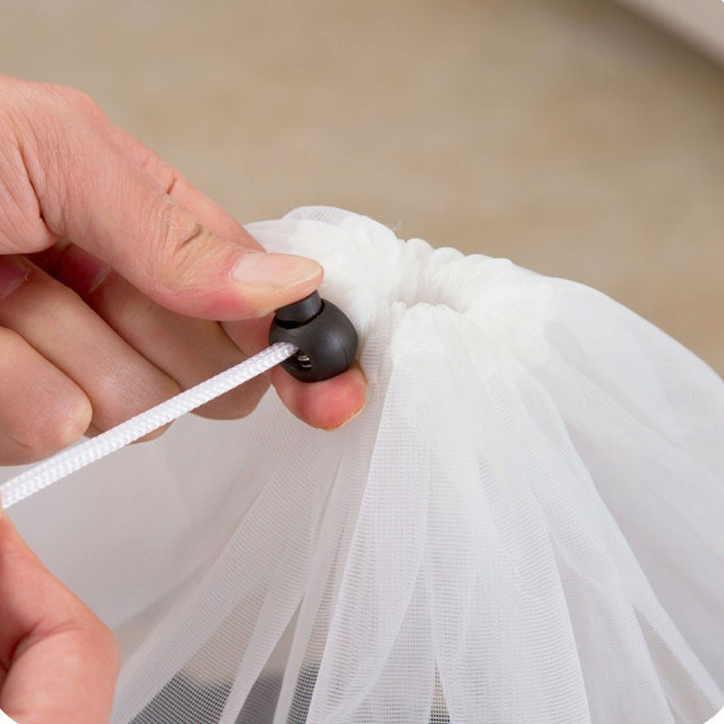 Kleidung Waschmaschine Wäsche Bh Hilfe Dessous Gittergewebe Netz Waschen Tasche Beutel Korb Kordelzug 3 Größen Wasserij Zorg