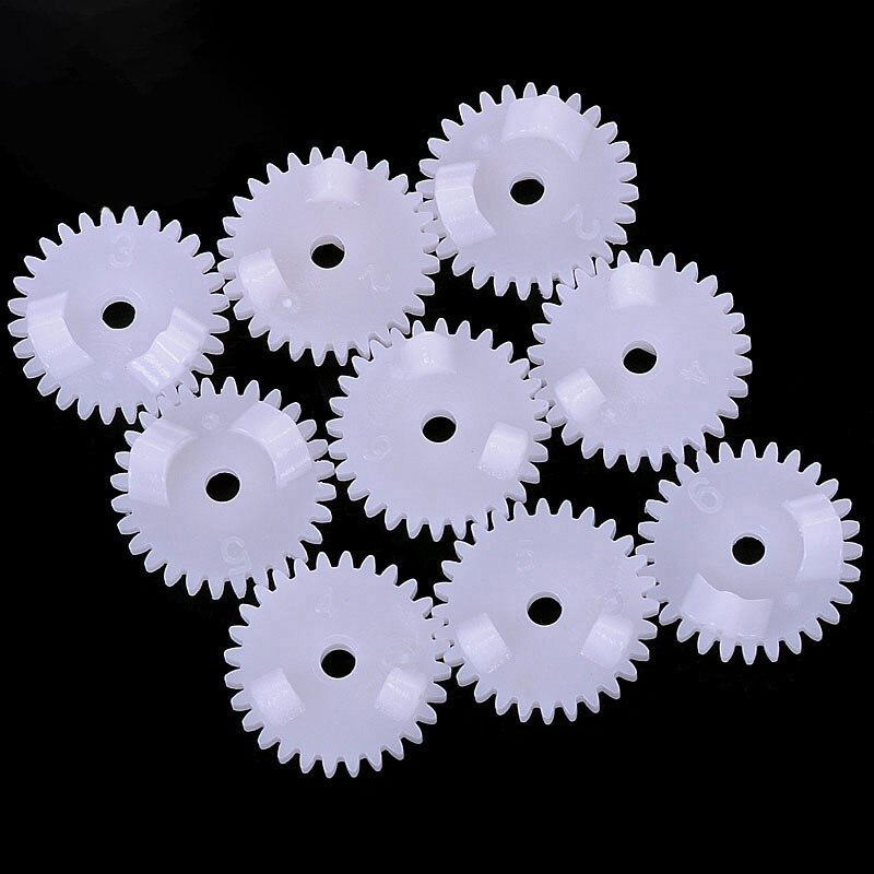 Przekładnia z tworzywa sztucznego 0.5 moduł 4MMD słowo biegów DIY modelarstwo materiał