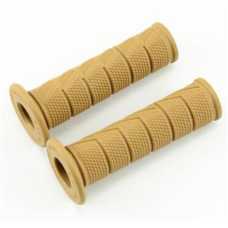 Guidon de moto universel, accessoires rétro de 22MM, pièces de moto pour kawasaki honda suzuki benelli yamaha Harley moto grip: 3 khaki